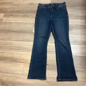 Style & Co Women Blue Bootcut Jeans Size 10 High Rise Stretch Denim Casual Chic